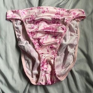 victoria’s secret pink floral panties